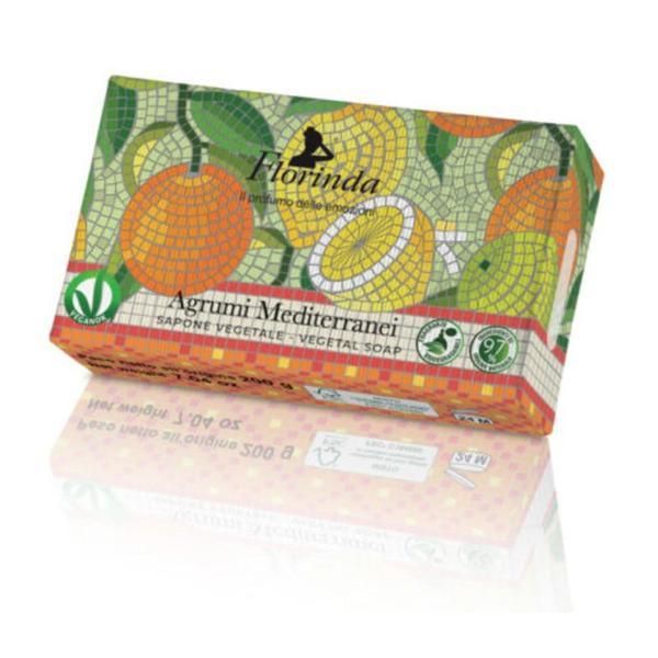 La Dispensa Растителен сапун с цитрусов аромат - La Dispensa Florinda Mediterranean Citrus Vegetal Soap, 100 гр