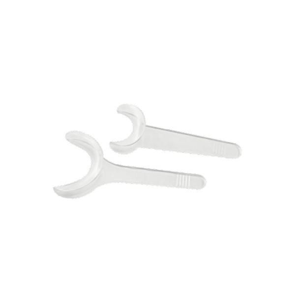 Prima Разширител за уста с дръжка Prima, прозрачна пластмаса, размер L