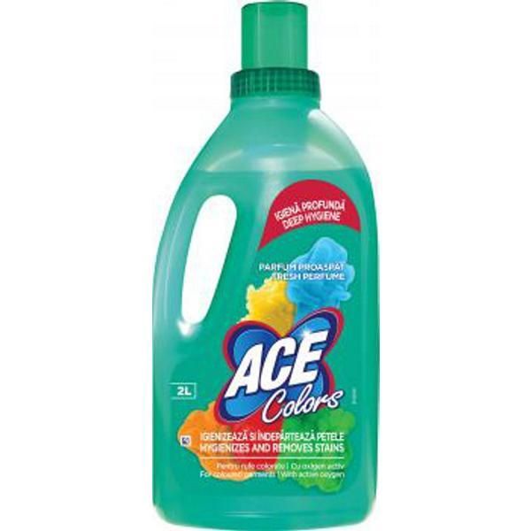 Ace Разтвор за отстраняване на петна върху цветни дрехи - ACE Colors, 2000 мл