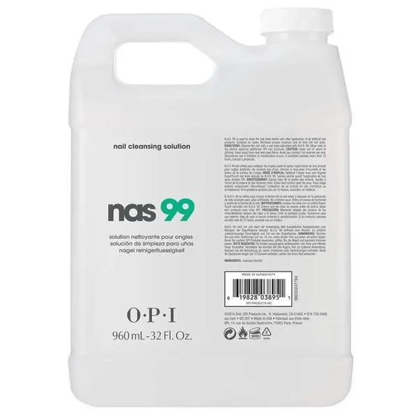 OPI Разтвор за почистване на нокти Nas 99 - OPI Nail Cleansing Solution, 960 мл