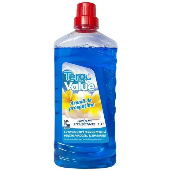 Tergo Разтвор за почистване на подове и повърхности - Tergo Value Fresh Aroma, 1000 мл