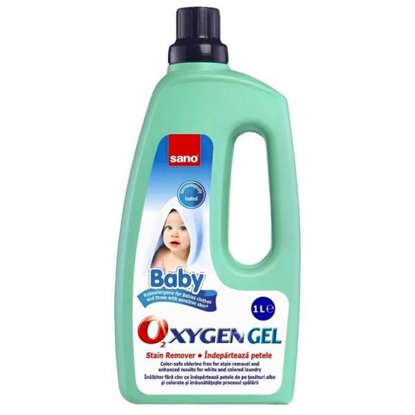 Sano Разтвор за премахване на петна - Sano Baby Oxygen Gel, 1000 мл