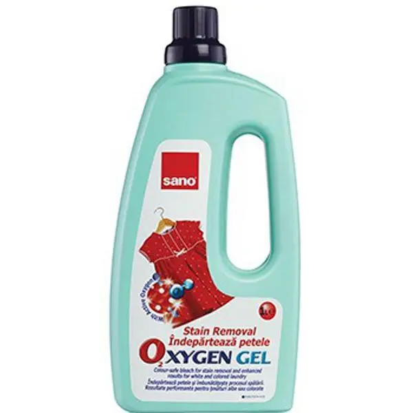 Sano Разтвор за премахване на петна - Sano Oxygen Gel, 1000 мл