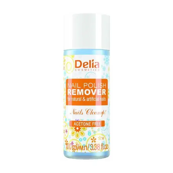 Delia Cosmetics Разтворител за лак за нокти без ацетон Delia Cosmetics, 100мл
