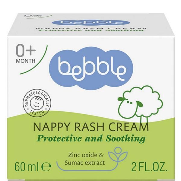 Bebble Red Bottom Cream - Bebble Nappy Rash Cream, 60 мл