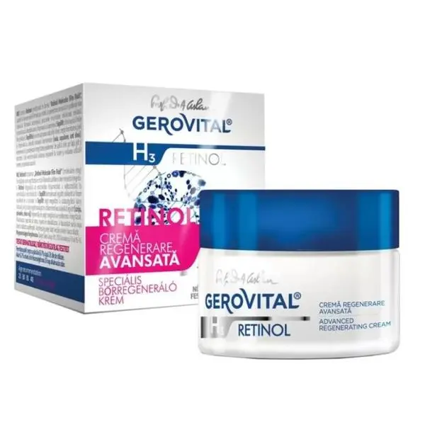 Gerovital Регенериращ крем - Gerovital H3 Retinol Advanced Regenerating Cream, 50мл