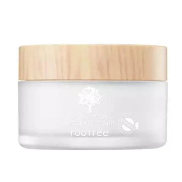 Rootree Регенериращ крем за лице - Rootree Cryptherapy Renewing Cream, 50 гр