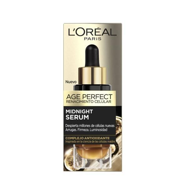 L'Oreal Paris Регенериращ нощен серум за лице - L&#039;Oreal Paris Age Perfect Renacimiento Celular Midnight Serum, 30 мл