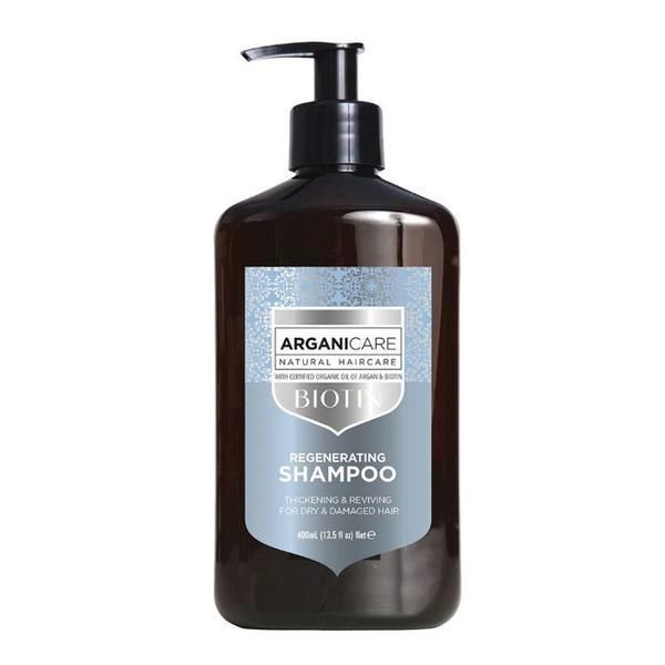 Arganicare Регенериращ шампоан с биотин, за суха или увредена коса - Arganicare Regenerating Shampoo For Dry and Damaged Hair, 400 мл