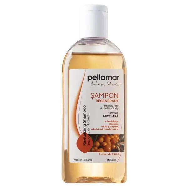 Pellamar Регенериращ шампоан с екстракт от морски зърнастец - Pellamar Revitalizing Shampoo with Seabuckthorn Extract, 250 мл