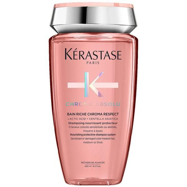 Kerastase Регенериращ шампоан за боядисана коса - Kerastase Chroma Absolu Bain Riche Chroma Respect, 250 мл