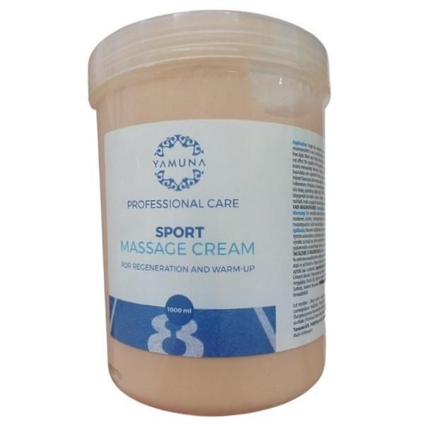 Yamuna Регенериращ спортен масажен крем, 1000 мл