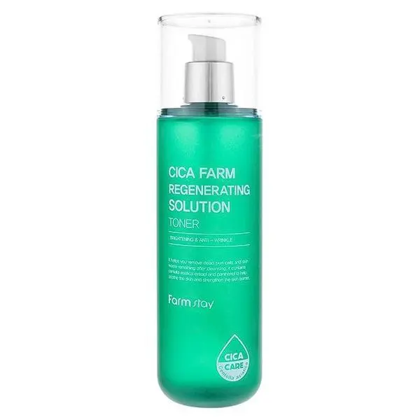 Farm Stay Регенериращ тоник с екстракт от Centella Asiatica - FarmStay Cica Farm Regenerating Solution Toner, 200 мл