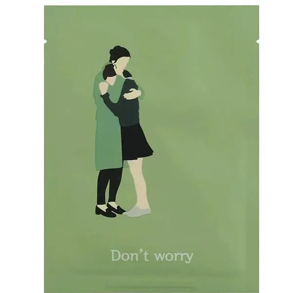 Quret Регенерираща маска за лице - Quret Don't Worry Healing Mask, 25 гр