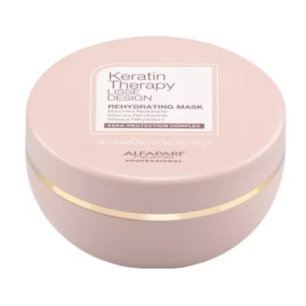 Alfaparf Milano Рехидратираща маска за изглаждане - Alfaparf Milano Keratin Therapy Lisse Design Rehydrating Mask, 200мл