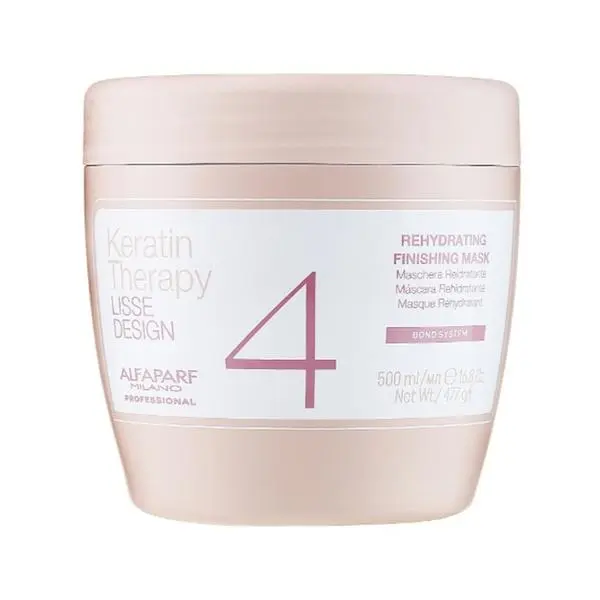 Alfaparf Milano Рехидратираща маска за изглаждане - Alfaparf Milano Lisse Design Keratin Therapy Rehydrating Mask 500 мл
