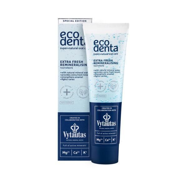 Ecodenta Реминерализирана паста за зъби Extra Fresh Ecodenta, 75 мл