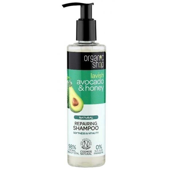 Organic Shop Ремонтиращ Шампоан с Avocado &amp; Honey Organic Shop, 280 мл