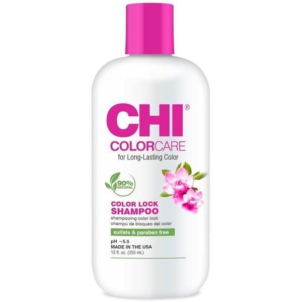 CHI Ревитализиращ шампоан за боядисана коса - CHI ColorCare - Color Lock Shampoo, 355 мл