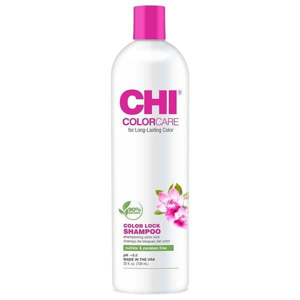 CHI Ревитализиращ шампоан за боядисана коса - CHI ColorCare - Color Lock Shampoo, 739 мл