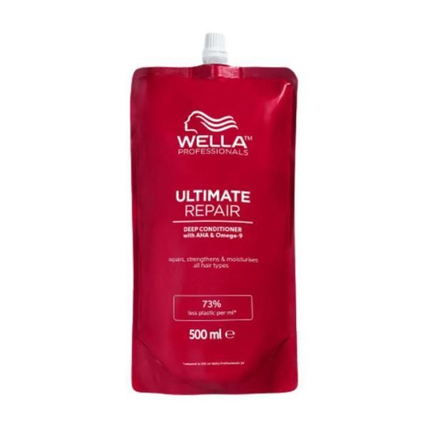 Wella Professionals Резерва балсам с AHA и Omega 9 за увредена коса - Стъпка 2 Wella Professionals Ultimate Repair, 500 мл