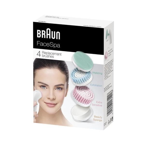 Braun Резерва четка за лице - Braun Face Spa, 4 бр
