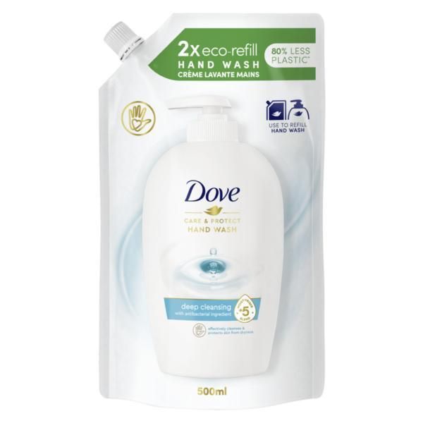 Dove Резерва Течен сапун за защита и грижа Dove Care &amp; Protect, 500 мл