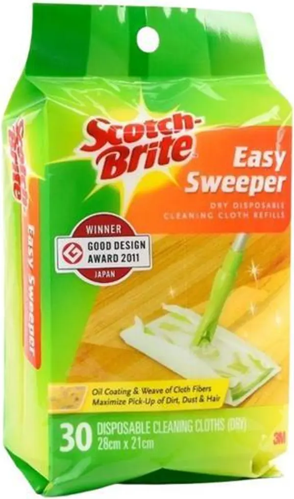 3M Резерва за Quick Sweeper Q600 Flat Mop - 3M Scotch-Brite, 30 бр