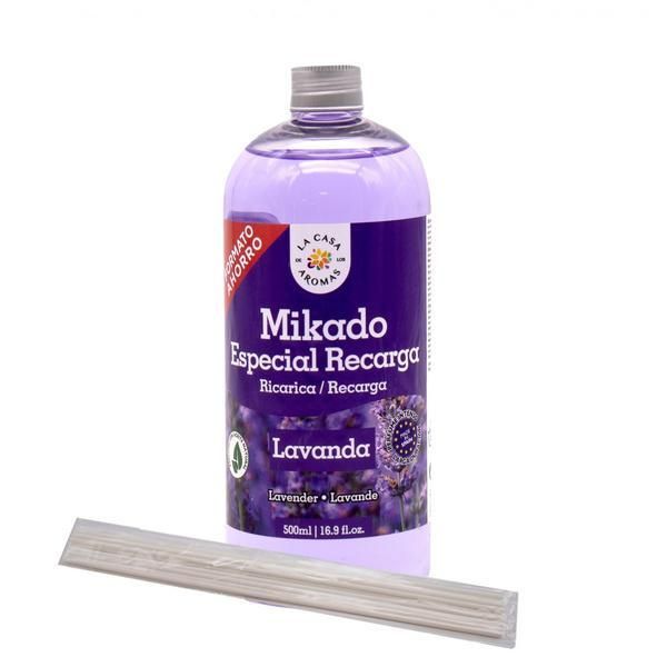 Mikado Резерва за стаен парфюм Mikado Lavender Rattan, 500 мл