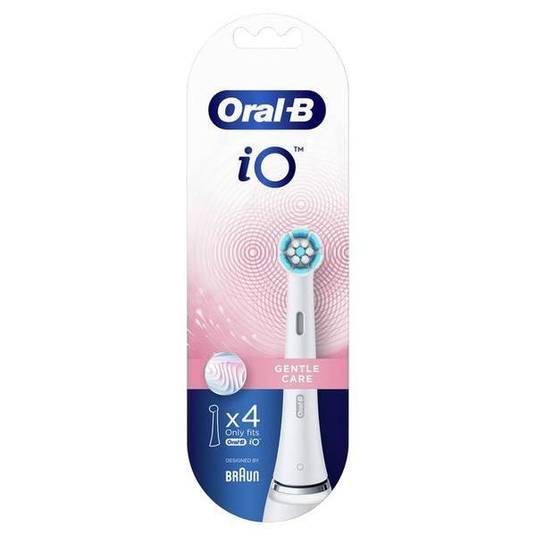 Oral-B Резерви за Електрическа четка за зъби Reserve - Oral-B iO Gentle Care, бяла, 4 броя