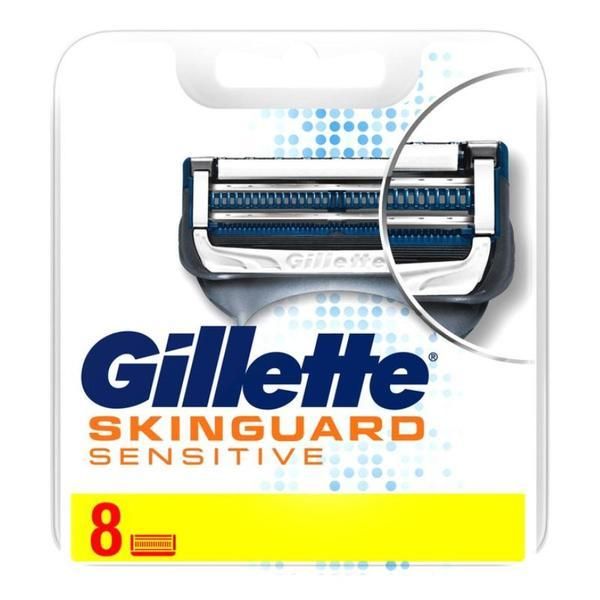 Gillette Резерви за самобръсначка - Gillette Skinguard Sensitive, 8 бр