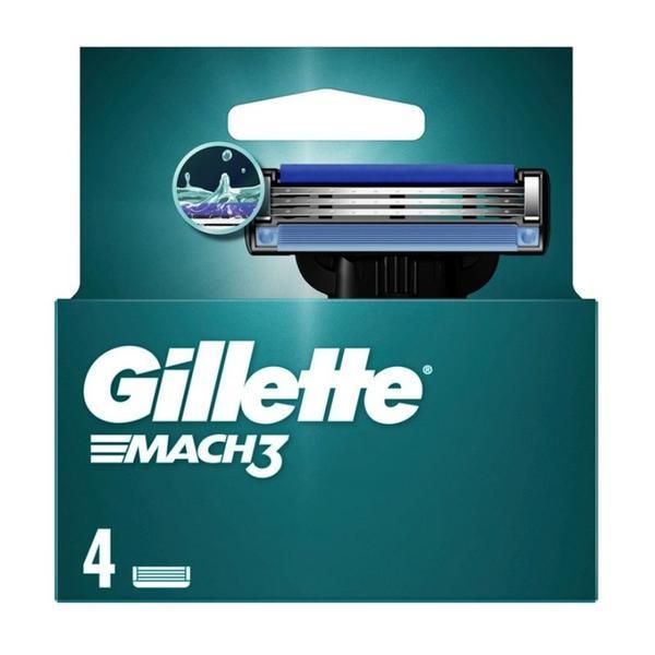 Gillette Резервни части самобръсначка - Gillette Mach 3, 4 бр