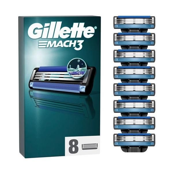 Gillette Резервни части за бръснач - Gillette Mach 3, 8 бр