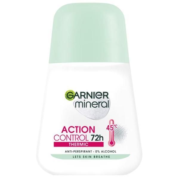 Garnier Рол-он дезодорант против изпотяване - Garnier Mineral Action Control Thermic 72h, 50 мл
