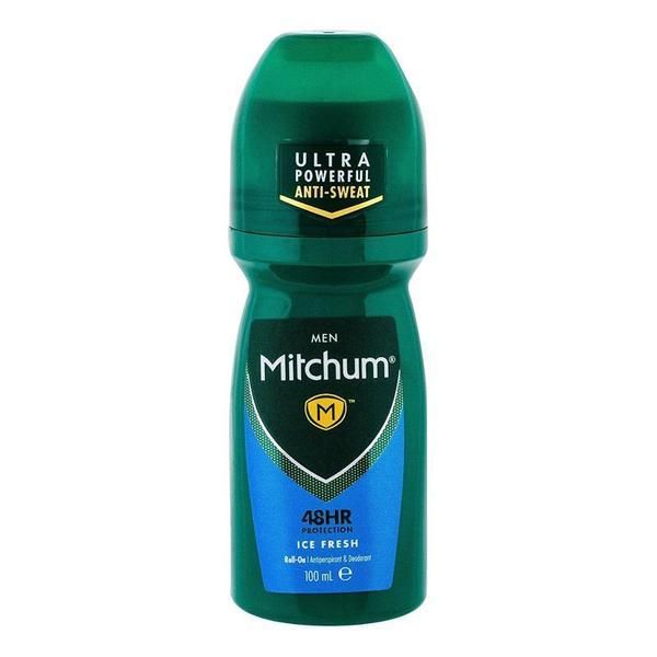 Mitchum Рол-он дезодорант против изпотяване - Mitchum Ice Fresh Men Deodorant Roll-On 48 часа, 100 мл