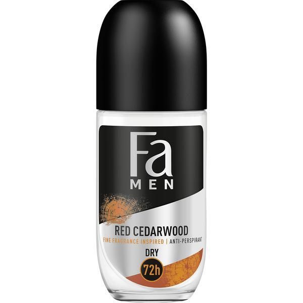 Fa Рол-он дезодорант против изпотяване за мъже Red Cedarwood Dry 72h Fa Men 50мл