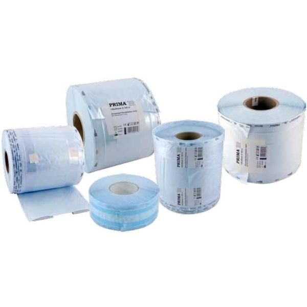 Prima Ролка за стерилизация със сгъвка Prima, за автоклав/EO, 75мм x 25мм x 100м