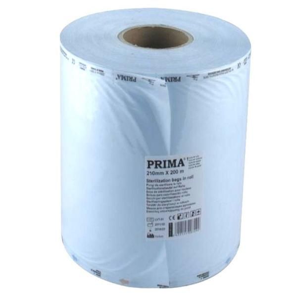 Prima Ролка за стерилизация в автоклав - Prima Flat Reels Steam/ EO Sterilization Indicator 250 мм x 200 м