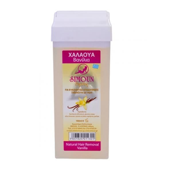 Simoun Roll On Захарен восък за епилация с Vanilla Simoun , 100 гр