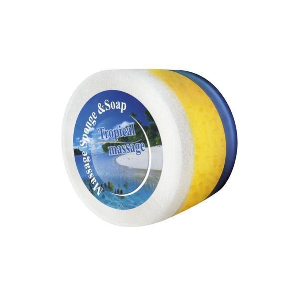 Fine Perfumery Сапун с гъба Тропически масаж - Fine Perfumery 70г