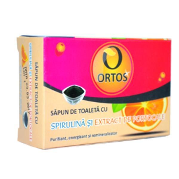 Ortos Prod Сапун със спирулина и портокал Ortos Prod, 100 г
