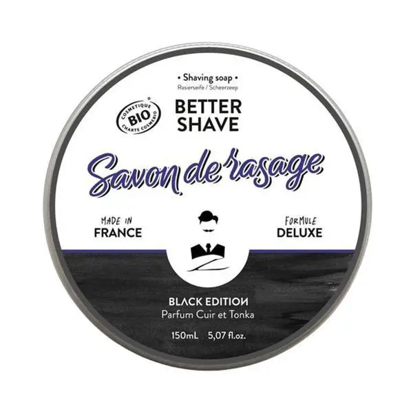 Monsieur Barbier Сапун за бръснене - Monsieur Barbier Black Edition Better Shave, 150 мл