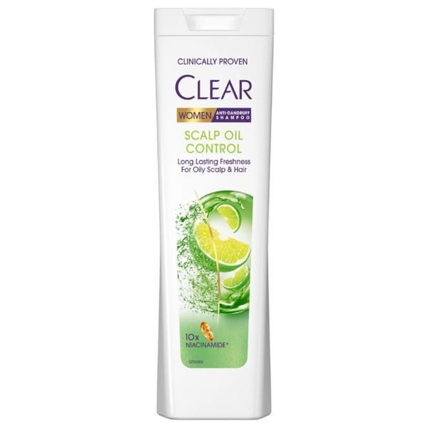 Clear Себорегулиращ шампоан против пърхот за жени - Clear Women Anti-Dandruff Shampoo Scalp Oil Control, 225 мл