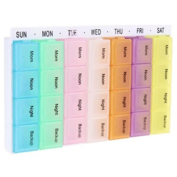 Narcis Седмичен организатор за лекарства с разделители