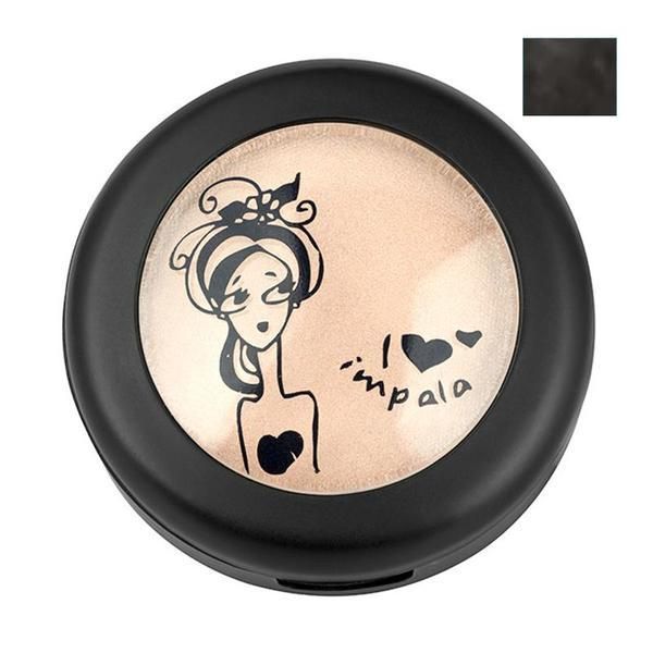 Impala Сенки за очи Моно Sidefat Cream Powder Eyeshadow, нюанс CP11 Midnight Black, Impala, 2,5 гр