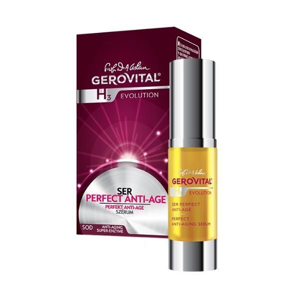 Gerovital Серум Anti-Age - Gerovital H3 Evolution Perfect Anti-Aging Serum, 15мл