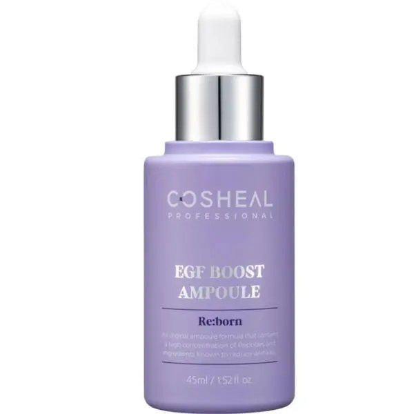 Cosheal Серум против бръчки с олигопептиди и 16 вида аминокиселини - Cosheal Professional EGF Boost Ampoule Re:born, 45 мл