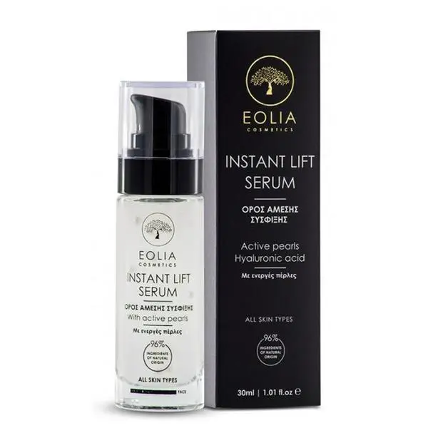 Eolia Cosmetics Серум с активни перли и хиалуронова киселина - Eolia Cosmetics Instant Lift Serum, 30 мл