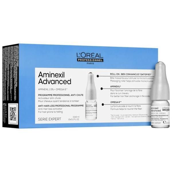 L'oreal Professionnel Серум терапия срещу косопад - L&#039;Oreal Professionnel Aminexil Advanced Anti - Thinning Hair Programme 42 x 6 мл