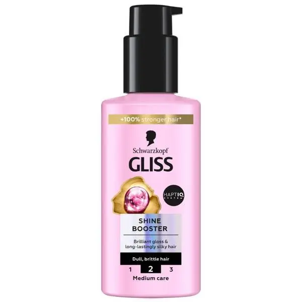 Gliss Серум за блясък на косата - Schwarzkopf Gliss Shine Booster , 100 мл